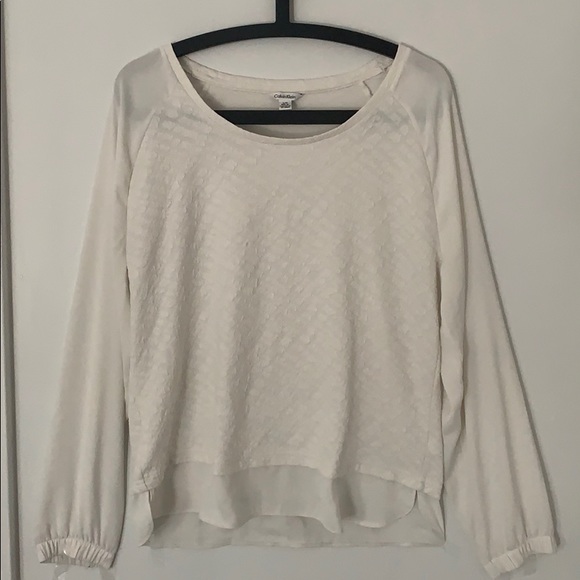 Calvin Klein white blouse - Picture 1 of 7